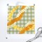 Hawaii Palaka Lei Floral Green Yellow Orange Sage Aloha Traditional Hawaiian Custom Printed Fabric by Spoonflower Various Fabrics by the Yard or Fat Quarter